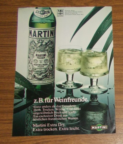 Rara pubblicità martini extra - martini,