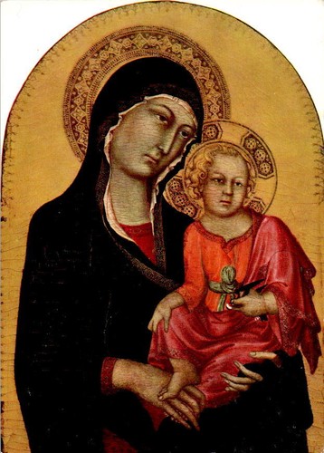 Simone martini maria con - martini,,