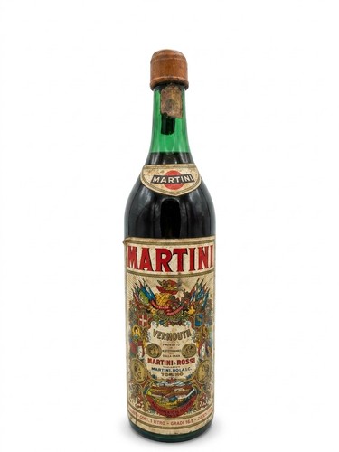 Bottiglia vintage martini - vintage,
